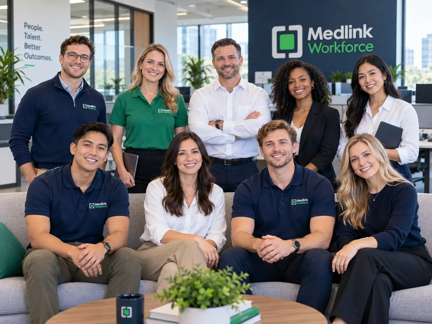 The Medlink Workforce team together